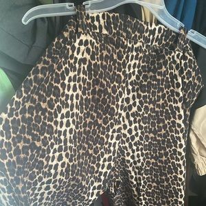 Animal printed pants